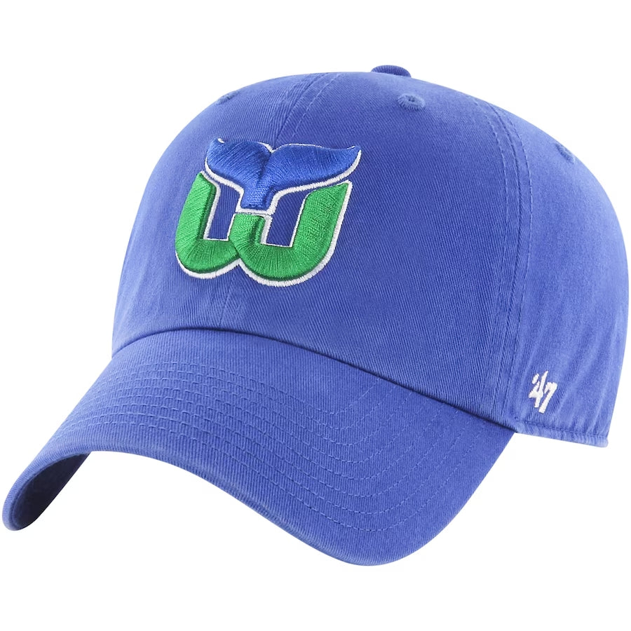 47 Brand Hartford Whalers Clean up Hat - Blue/Green