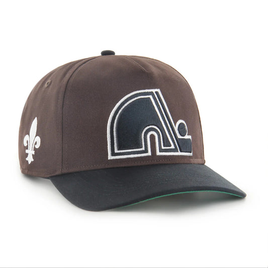 47 Brand Quebec Nordiques Sure Shot Hitch Snapback Hat - Dark Chocolate