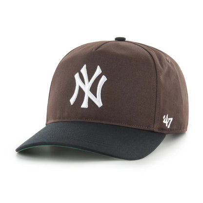 47 Brand New York Yankees Sure Shot Hitch Snapback Hat - Dark Chocolate