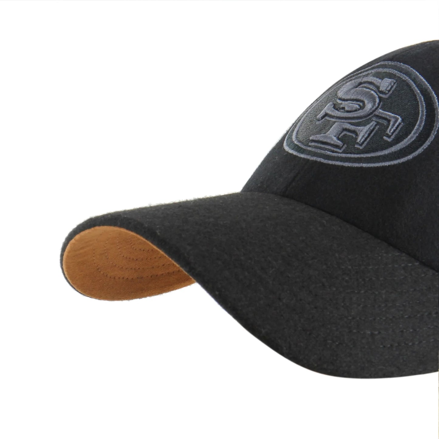 47 Brand San Francisco 49ers Peacoat Clean Up Hat - Black