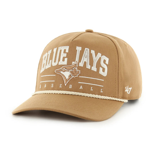 47 Brand Toronto Blue Jays Roscoe Rope Hitch Snapback Hat - Beige