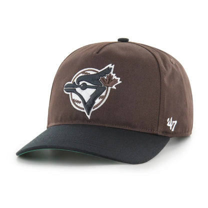 47 Brand Toronto Blue Jays Sure Shot Hitch Snapback Hat - Dark Chocolate