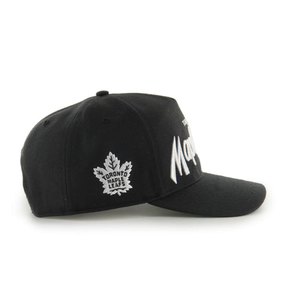 47 Brand Toronto Maple Leafs Attitude Hitch Snapback Hat - Black