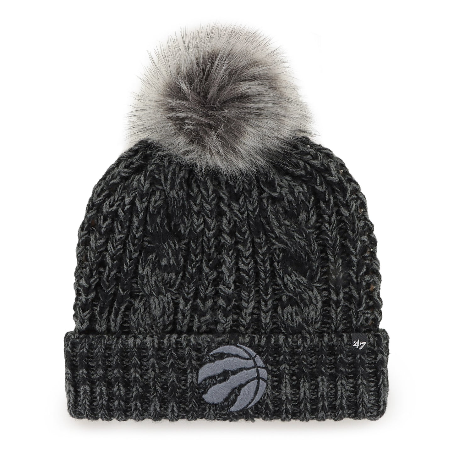 47 Brand Toronto Raptors Meeko Cuff Knit Womens Toque - Grey