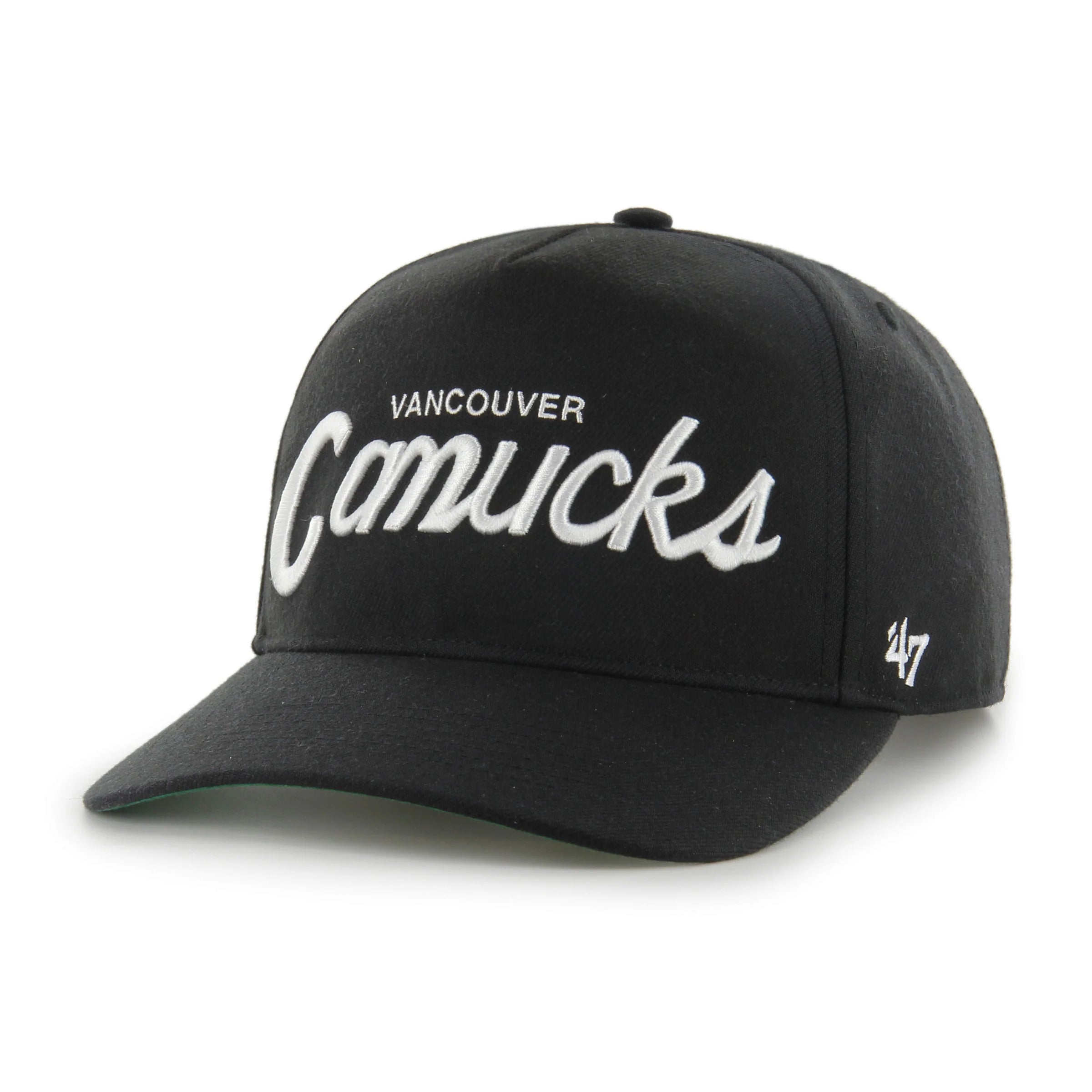 Black canucks hat on sale