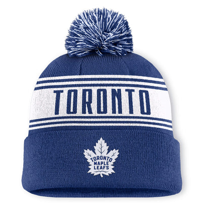 Fanatics Toronto Maple Leafs Enforcer Pom Toque Beanie Hat