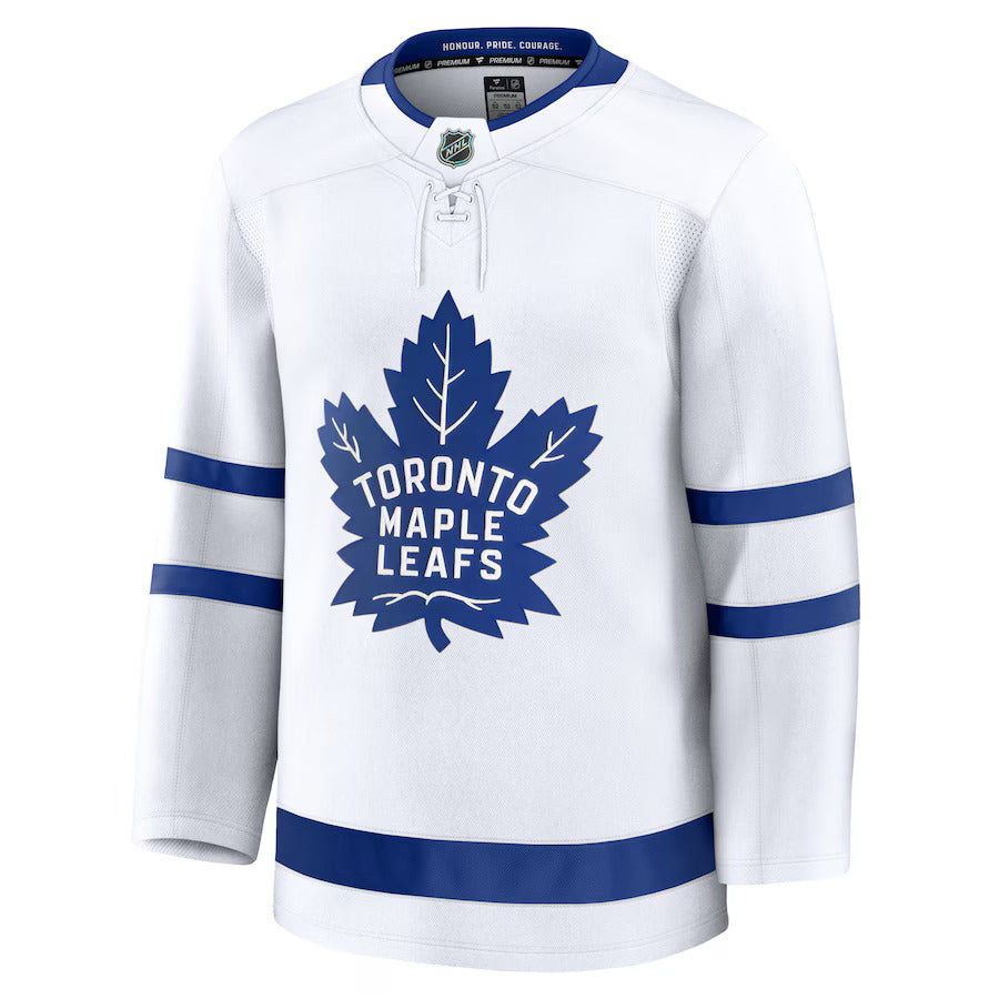 Toronto Maple Leafs Away Fanatics Premium Jersey (Blank Back) - White