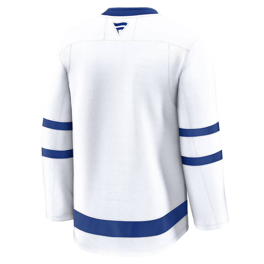 Toronto Maple Leafs Away Fanatics Premium Jersey (Blank Back) - White