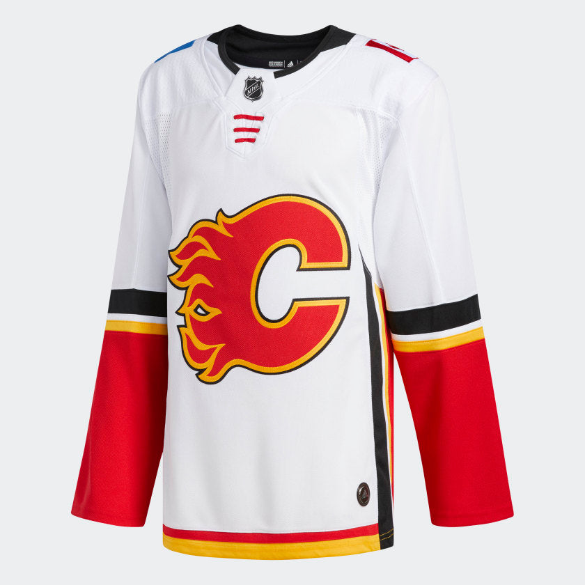 Vintage Blank Calgary Flames Colours Rawlings Hockey Jersey Adult Size Medium